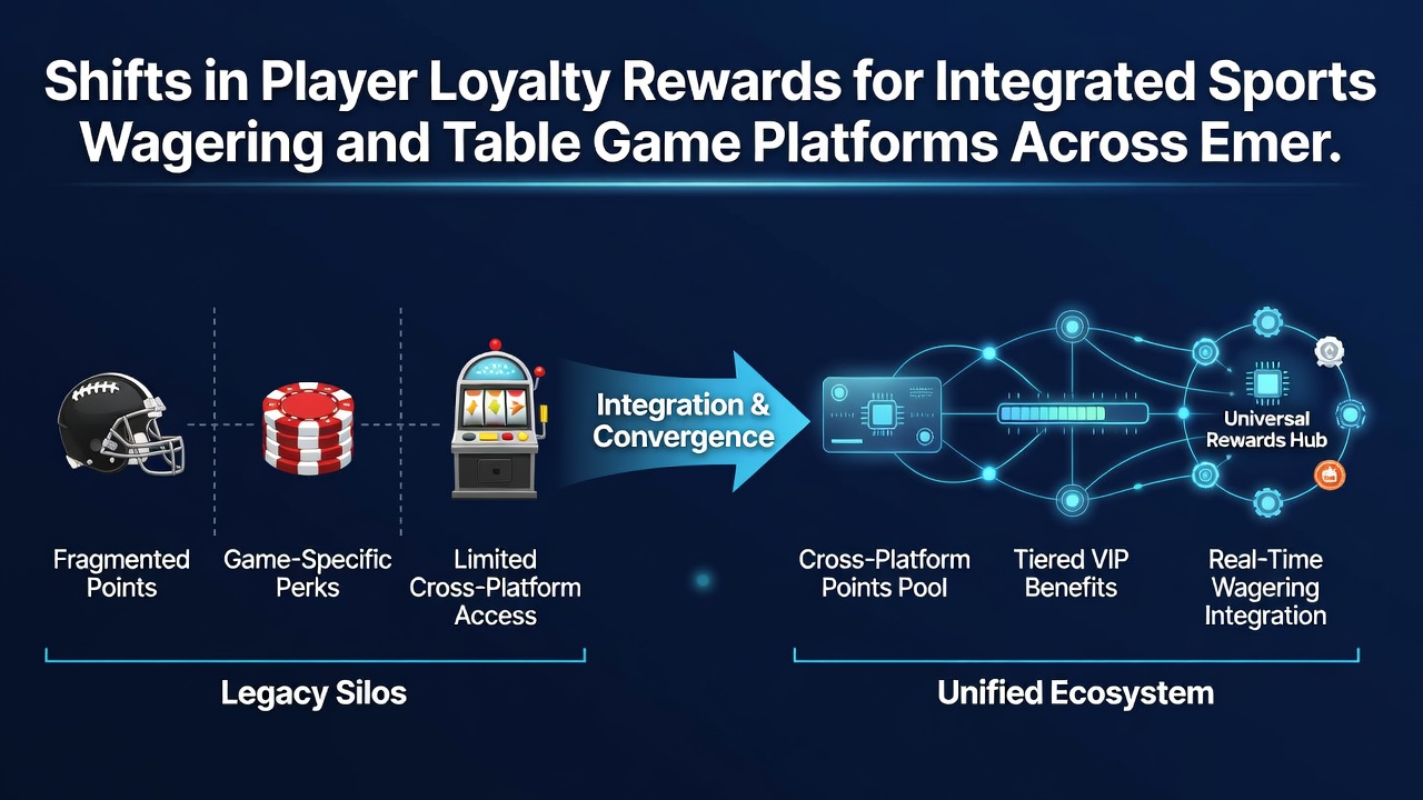 Mobile screen displaying loyalty points redemption options between sports bets and table games in an emerging digital market